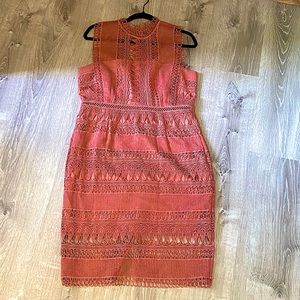 Bardot Lace Sheath Dress